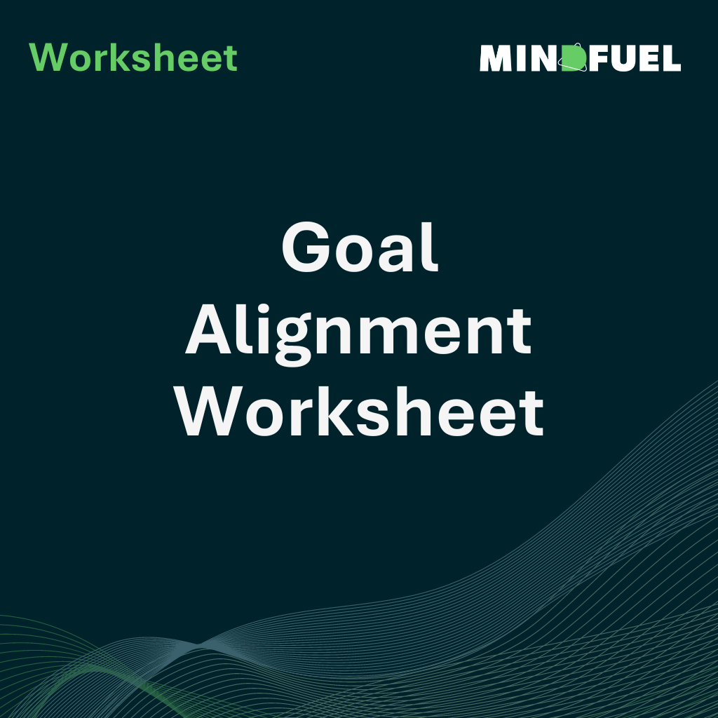 Goal Alignment worksheet
