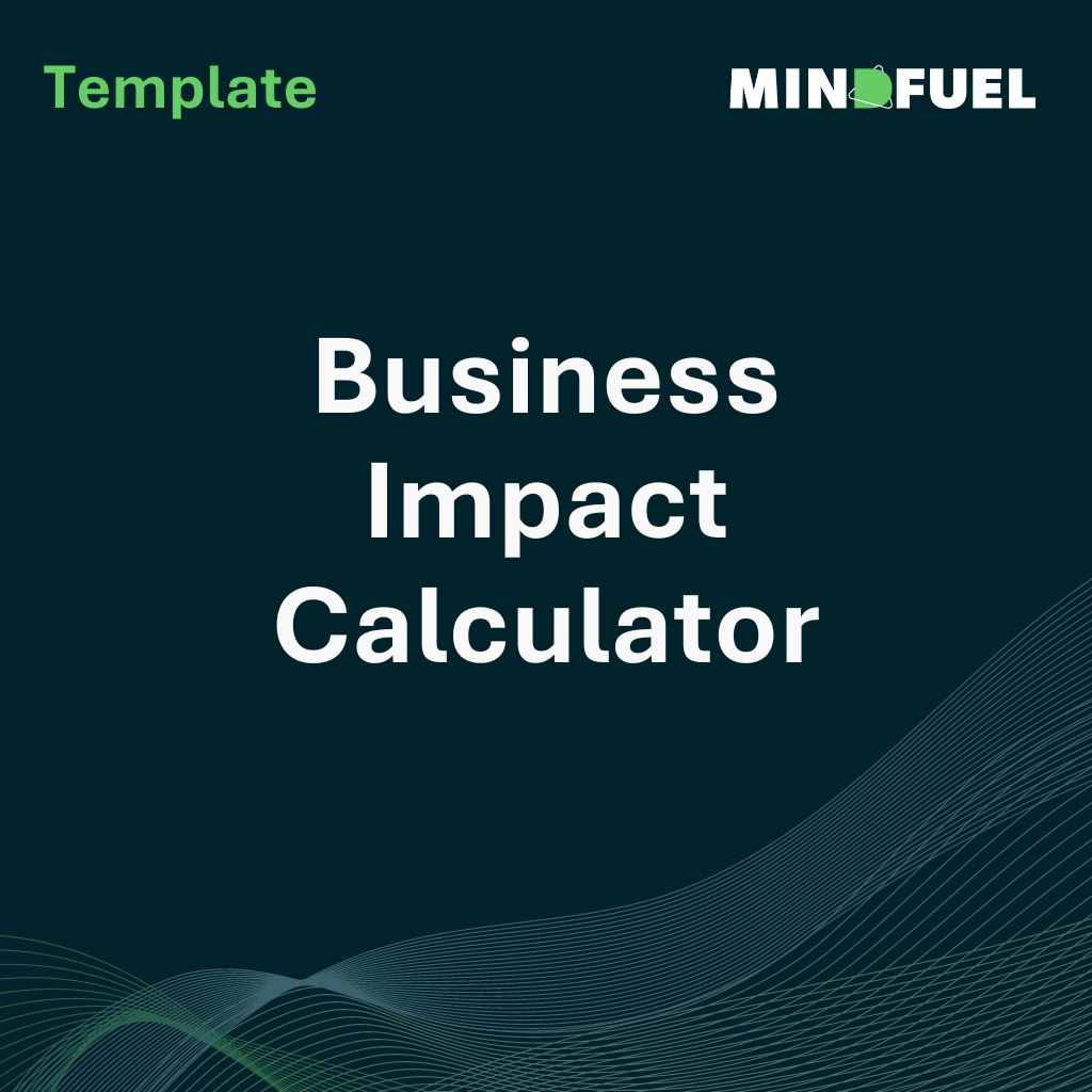 Template to calculate business impact